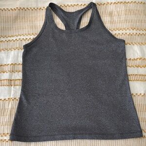 Gray Racerback Tank Top